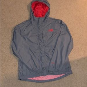 Women’s grey/orange rain jacket